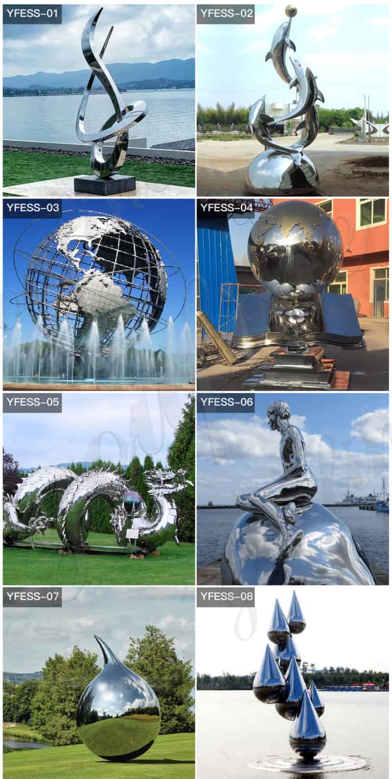 Metal Outdoor Modern Art Sculpture from Factory Supply CSS-487 - Garden Metal Sculpture - 3