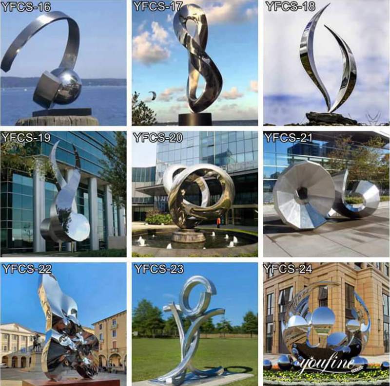 Modern Metal Sculpture Abstract Art Design for Sale CSS-505 - Garden Metal Sculpture - 3