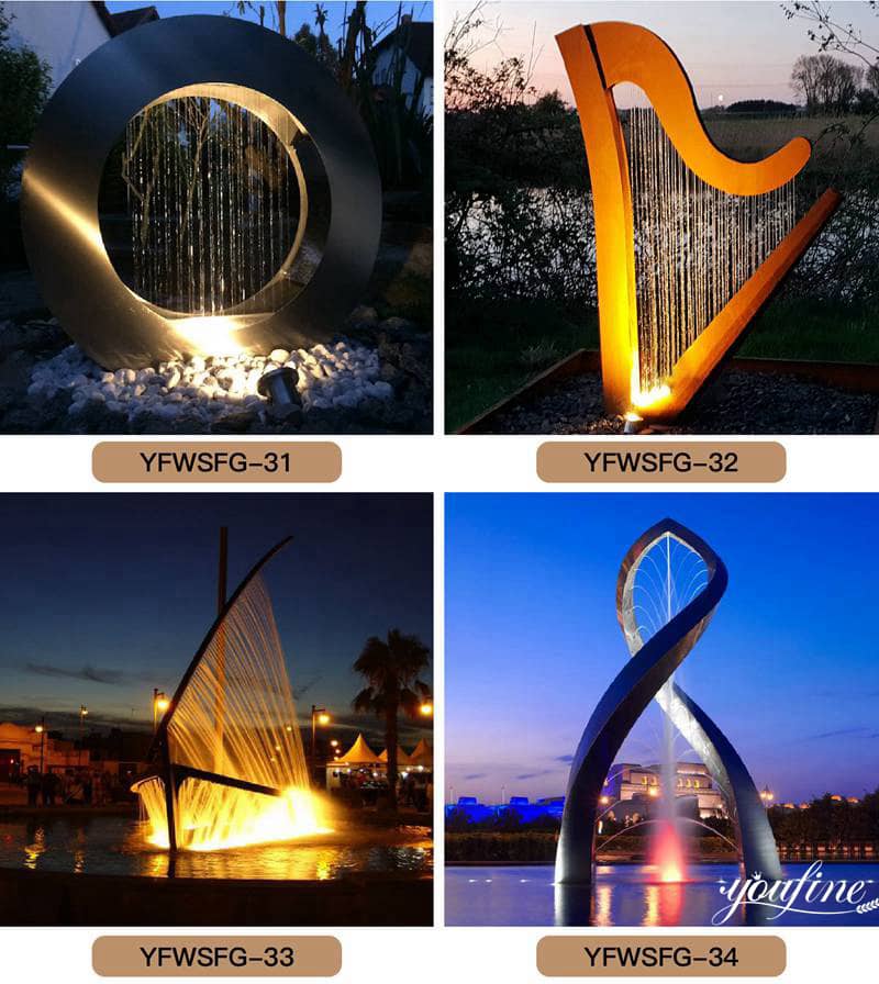 metal water sculpture for sale (1)