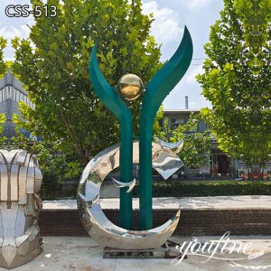 Abstract Outdoor Sculpture Modern Metal Art Manufacturer CSS-513