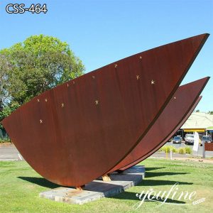 Rusty Garden Sculpture Art Outdoor Design Manufacturer CSS-464