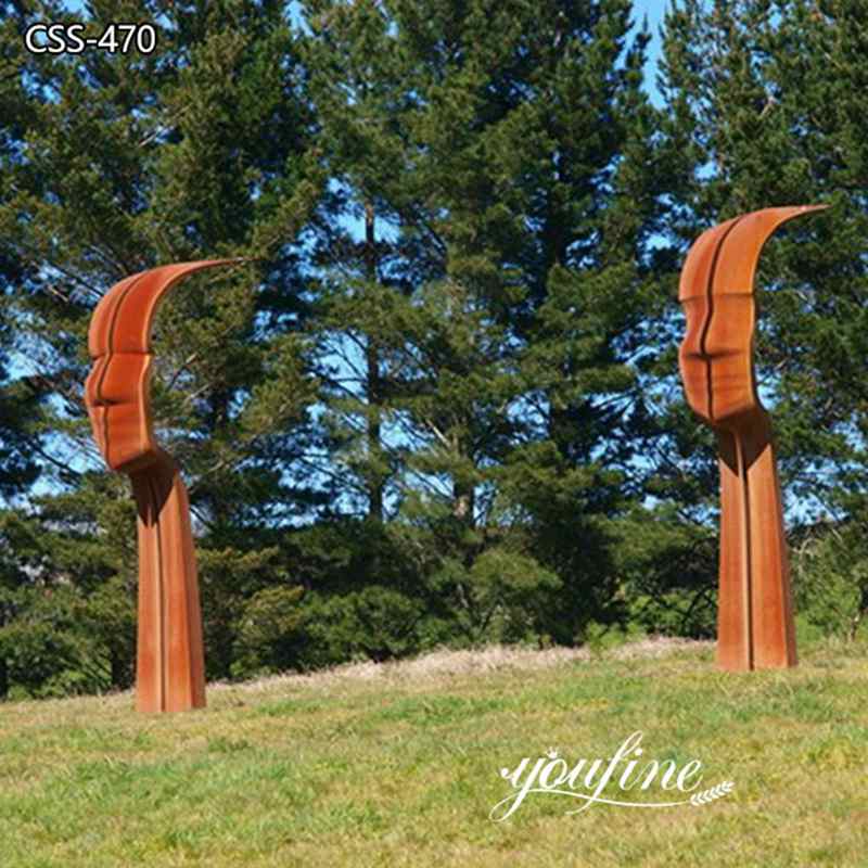 corten steel sculpture