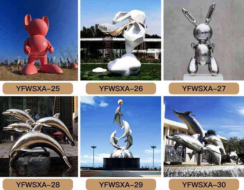 Contemporary Melting Cow Metal Sculpture Street Park Decor for Sale CSS-512 - Metal Animal Sculpture - 5