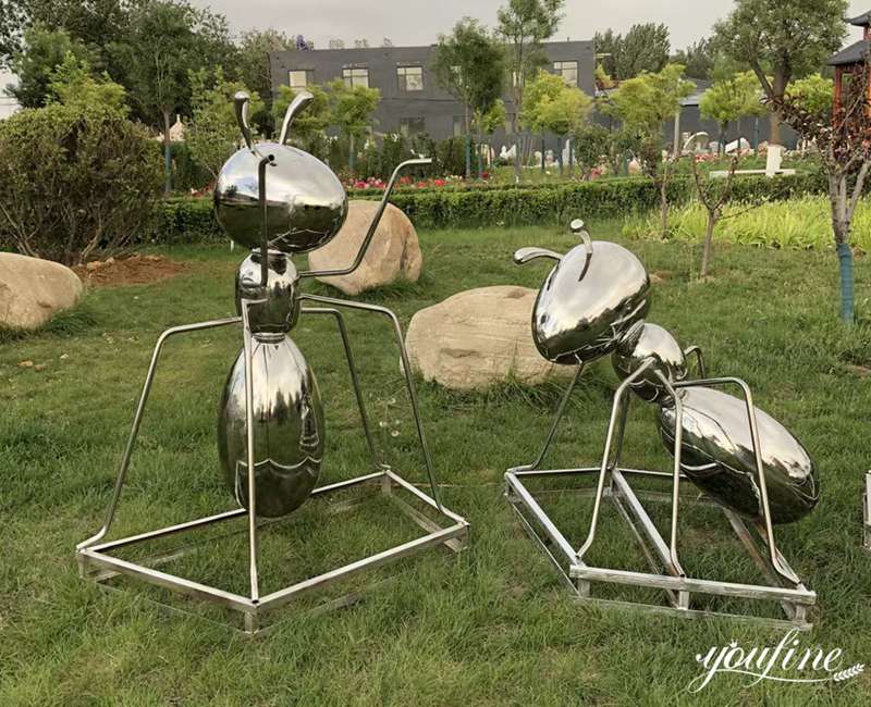 metal ant hill sculpture