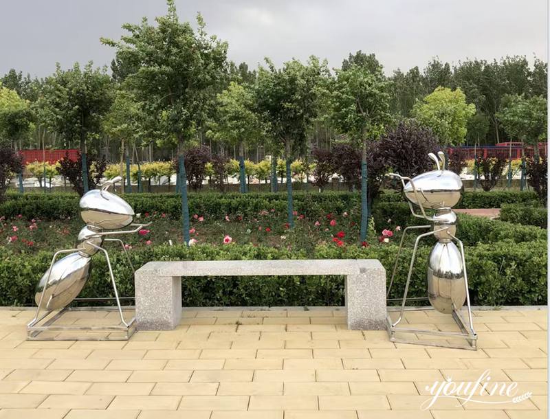 Large Metal Ants for Garden Sculpture Villa Garden Decor for Sale CSS-520 - Metal Animal Sculpture - 1