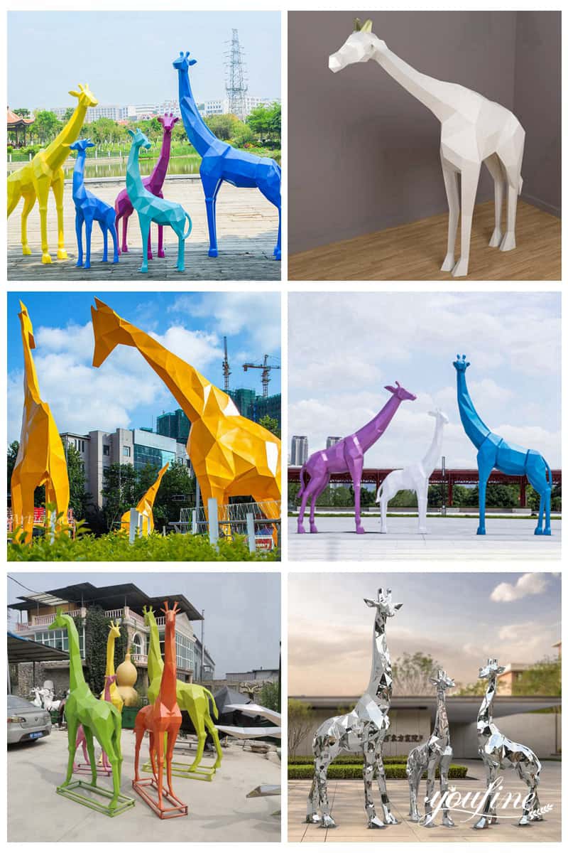 metal giraffe sculpture (1)
