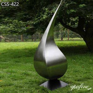 Modern Art Stainless Steel Sculpture Residential Resort Decor for Sale CSS-422