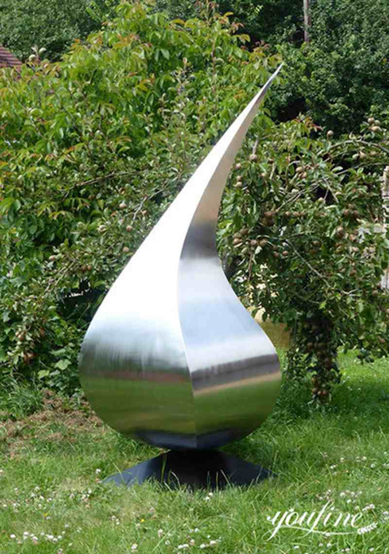 Modern Art Stainless Steel Sculpture Residential Resort Decor for Sale CSS-422 - Metal Abstract Sculpture - 1
