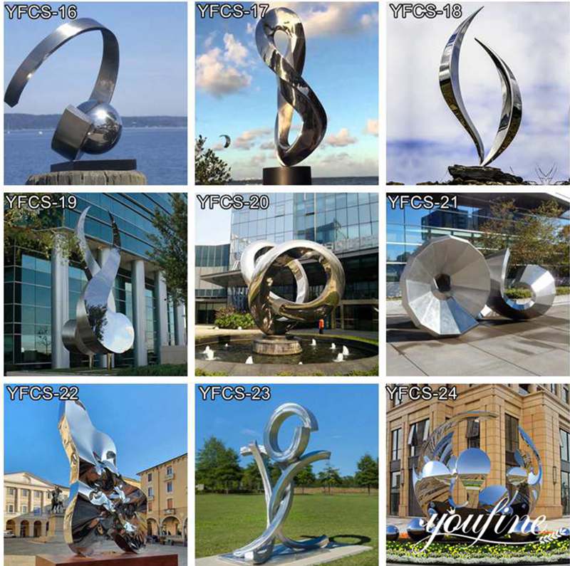 modern stainless steel sculpture (2)
