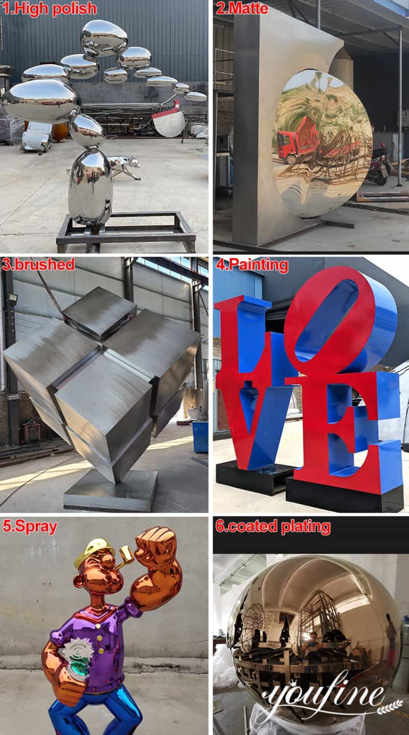 Metal Deer Sculpture Modern Art Design Factory Supply CSS-516 - Garden Metal Sculpture - 3