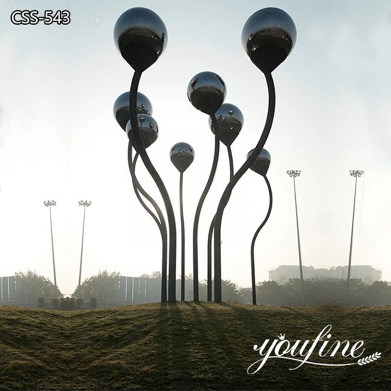 Abstract Metal Tree Sculpture Outdoor Modern Decor Factory Supply