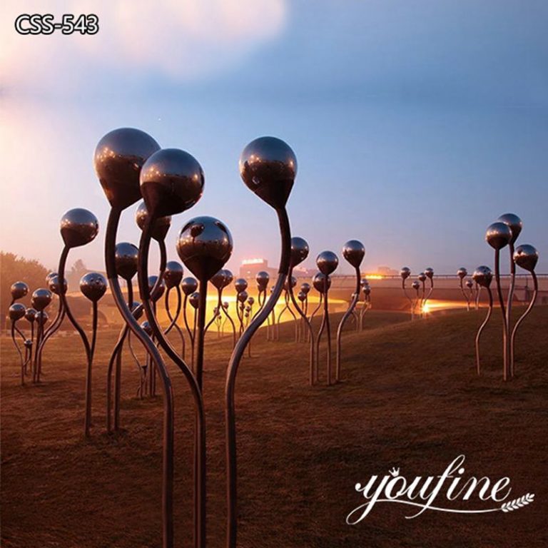 Abstract Metal Tree Sculpture Outdoor Modern Decor Factory Supply