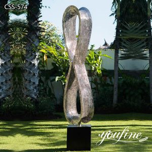 Abstract Modern Sculpture Stainless Steel Art Design Factory Supply CSS-574