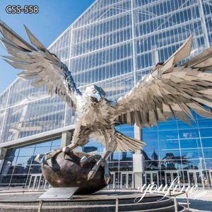 Metal Falcon Statue Colossal Modern Outdoor Decor Factory Supply CSS-558
