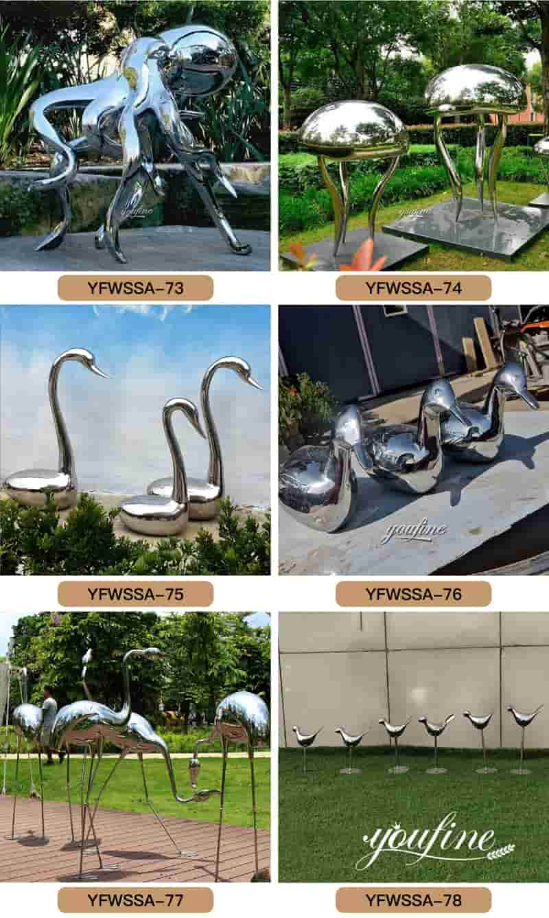 large outdoor metal art