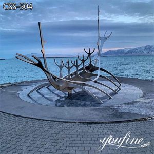 Metal Sun Voyager Sculpture Custom Popular Decor for Sale CSS-504