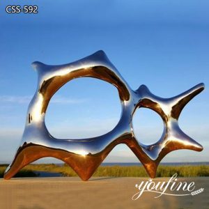 Large Art Sculpture Stainless Steel Outdoor Decor Factory Supply CSS-592