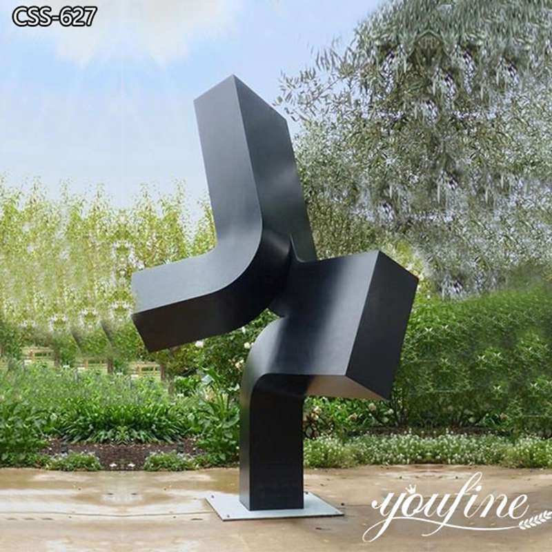 Modern Black Sculpture Large Metal Home Decor Supplier CSS-627