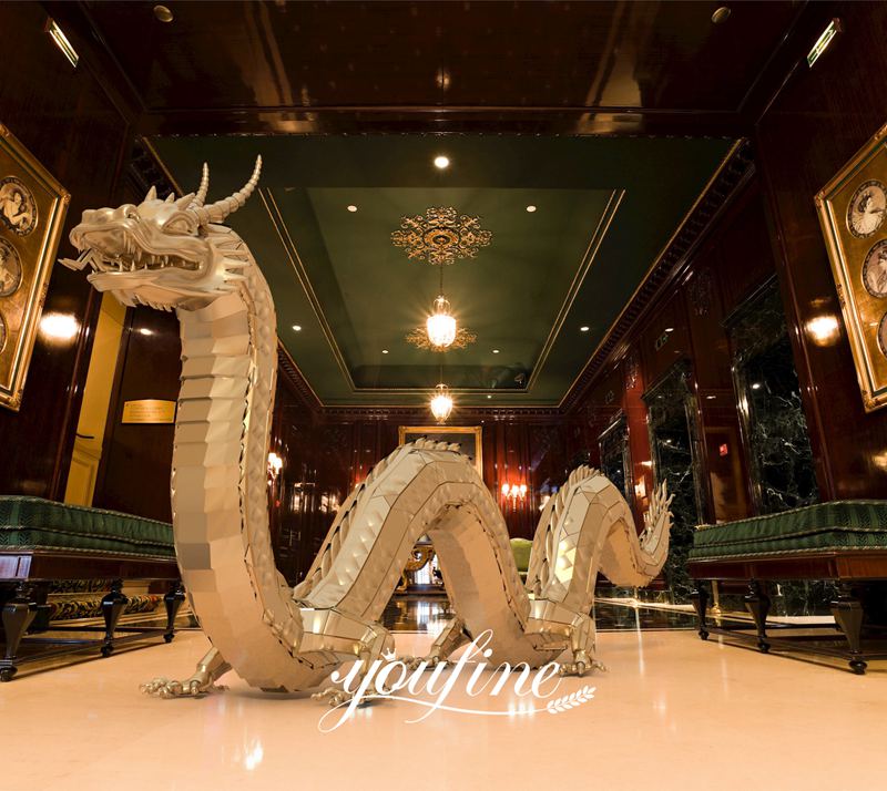 Large Metal Dragon Sculptures Garden Traditional Chinese Art CSS-631 - Metal Animal Sculpture - 1