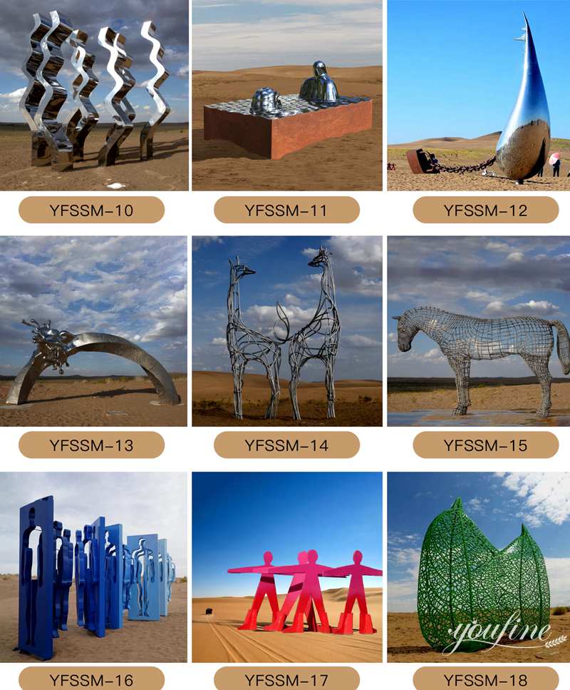 metal sculpture abstract-YouFine Sculpture (1)