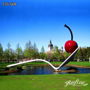 Metal Large Water Fountain Minneapolis Sculpture Garden Spoonbridge And Cherry Artwork CSS-608