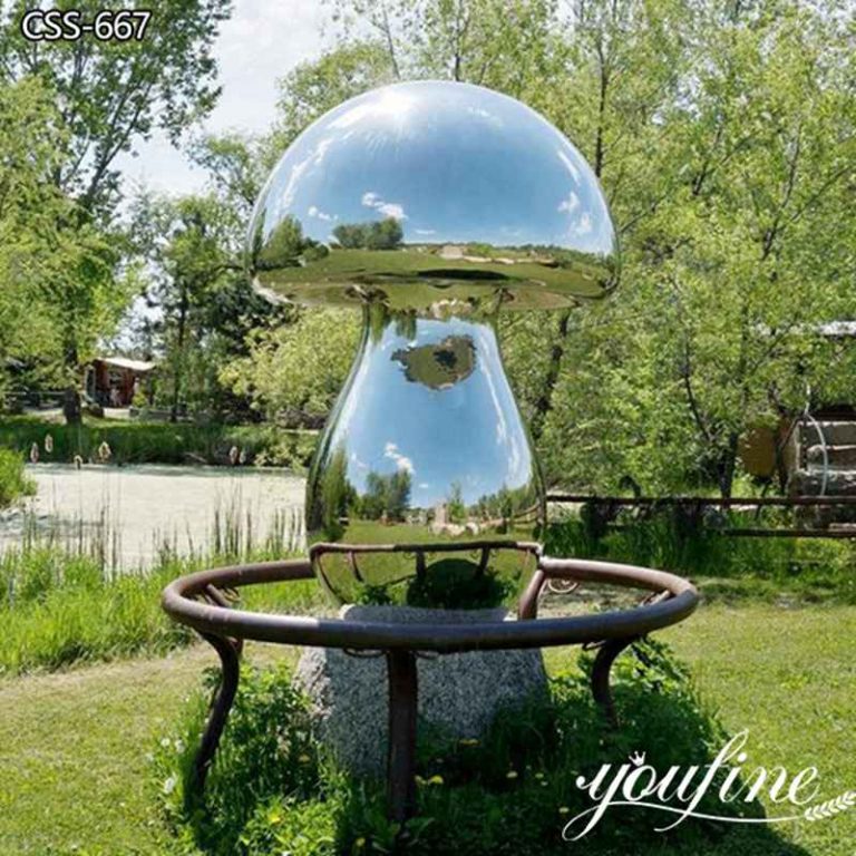 Metal Mushroom Sculpture Garden Ornaments YouFine Sculpture