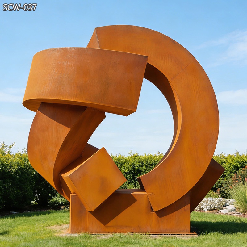 Rusty Art Modern Sculpture from Factory Direct Supply - Garden Metal Sculpture - 1