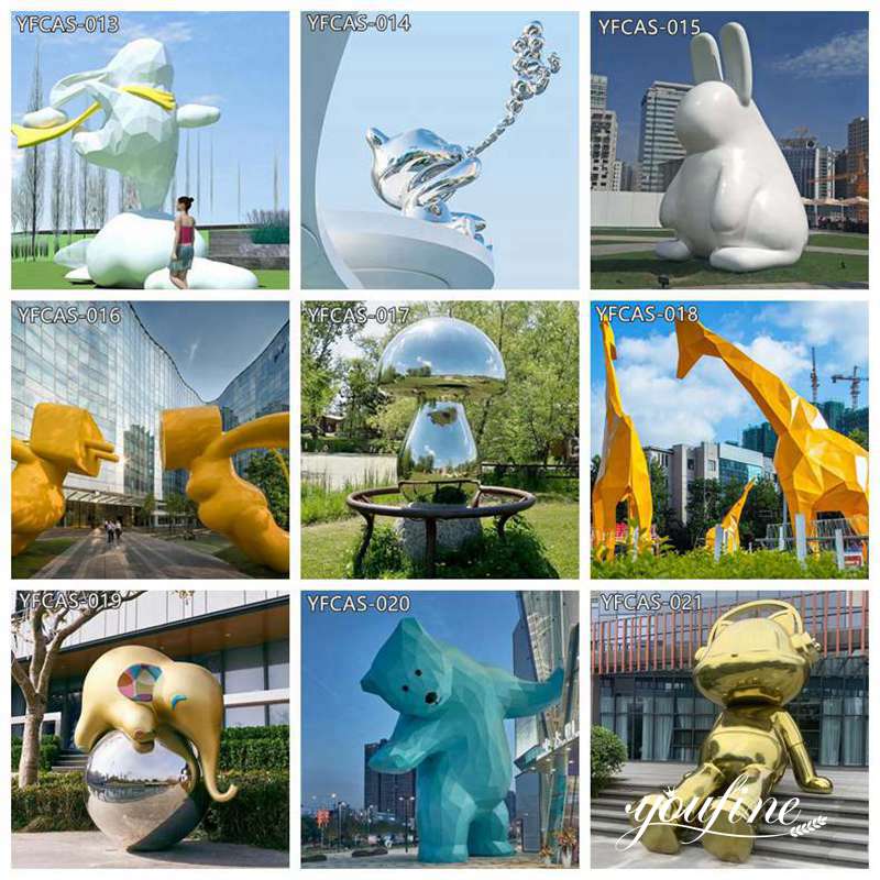 contemporary outdoor sculpture - YouFine Sculpture (2)