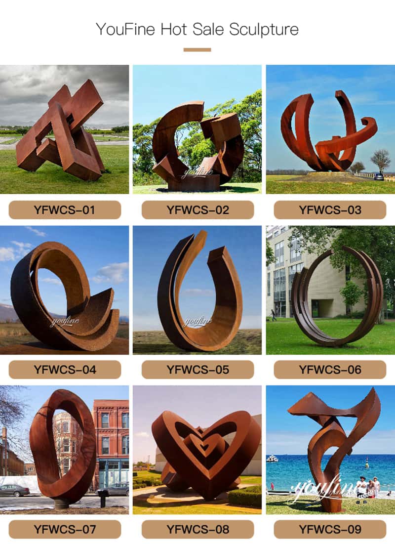 corten steel sculptures - YouFine Sculpture (1)