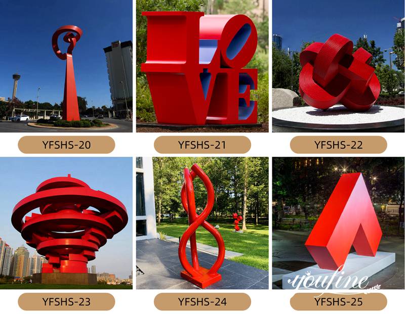 large modern outdoor sculpture - YouFine Sculpture (2)