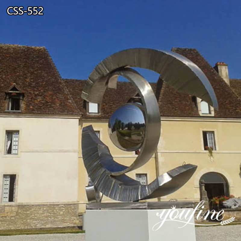 large stainless steel sculpture-YouFine Sculpture (3)