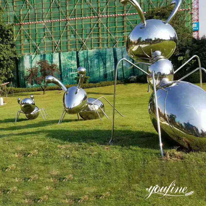 Metal Ant Sculpture Giant Outdoor Art Decor for Sale CSS-562 - Center Square - 3