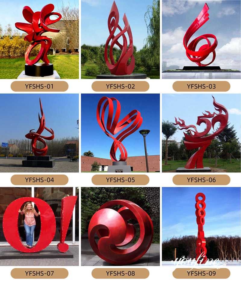 metal heart sculpture - YouFine Sculpture (1)