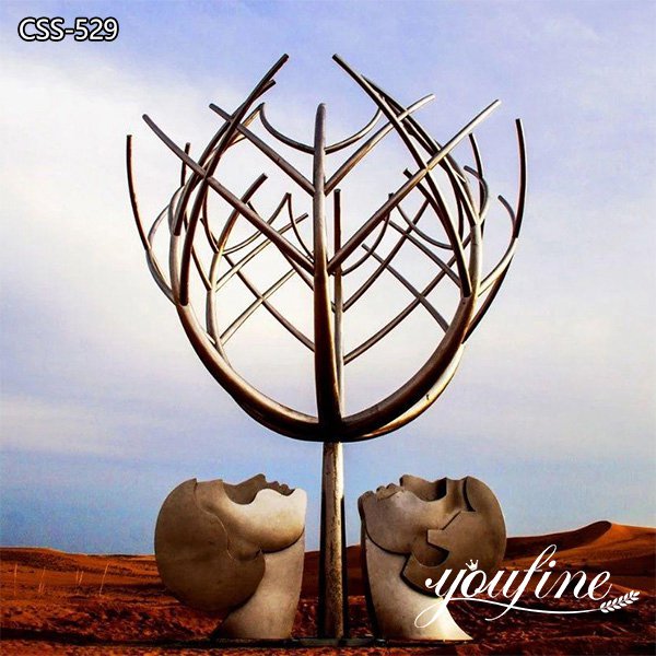 outdoor metal tree sculpture-YouFine Sculpture (5)