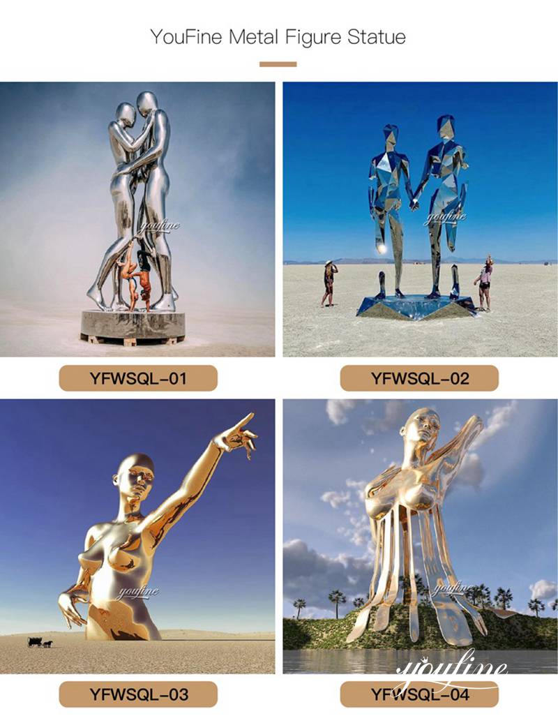 Metal Human Sculpture - YouFine Sculpture