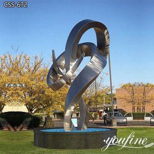 Large Abstract Metal Art Sculptures Outdoor Landscape Decor for Sale CSS-672