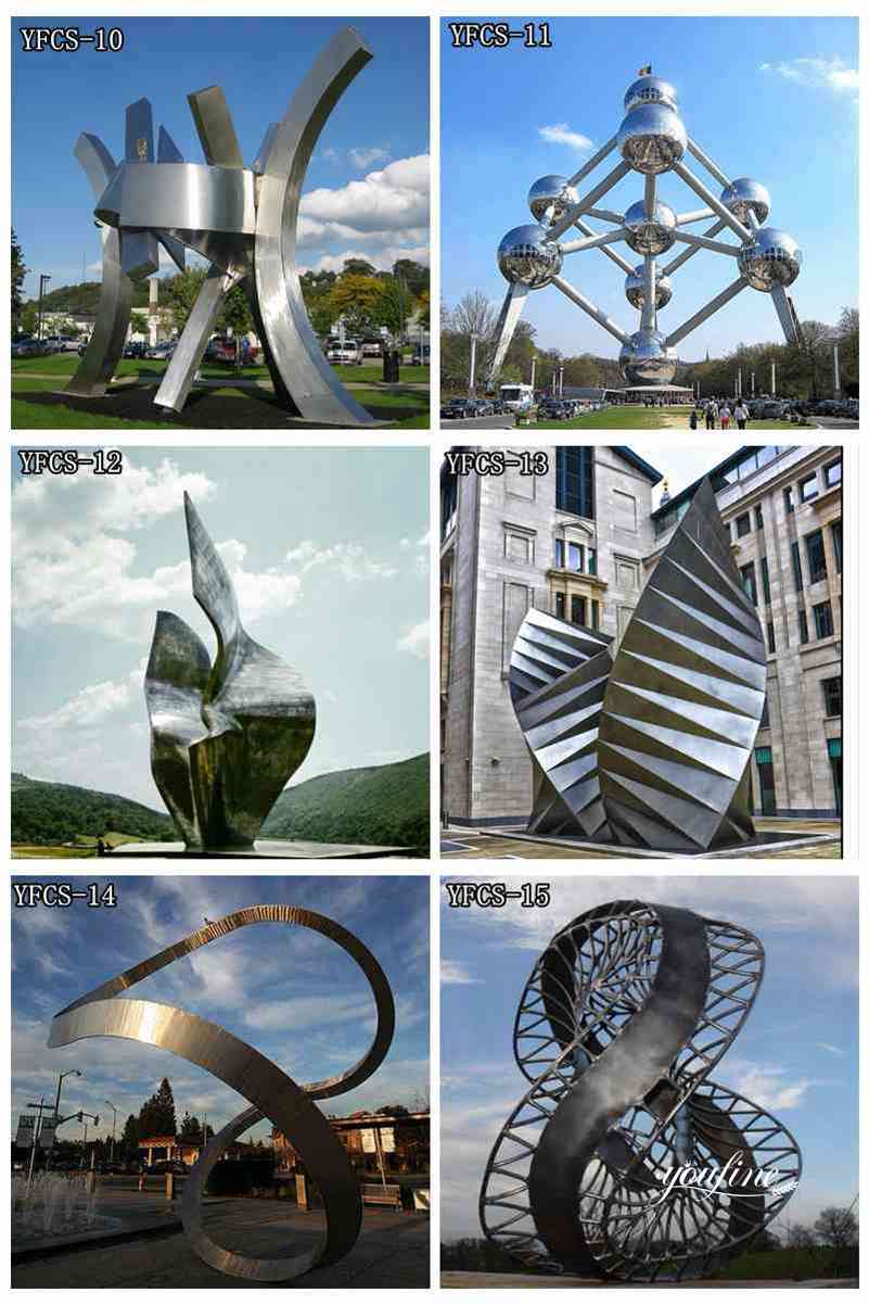 Large Abstract Metal Art Sculptures Outdoor Landscape Decor for Sale CSS-672 - Application Place/Placement - 6