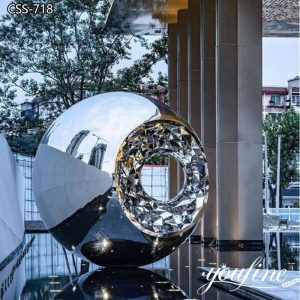 Commercial Sculpture Stainless Steel Outdoor Art for Sale CSS-718
