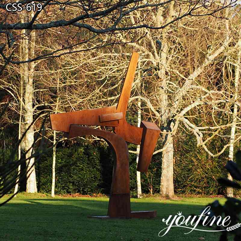 Corten Steel Sculpture Rusty Art Decor Manufacturer CSS-619 - Abstract Corten Sculpture - 2