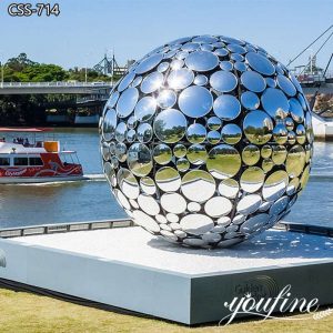 Metal Ball Sculpture Public Art Design Factory Supply CSS-714
