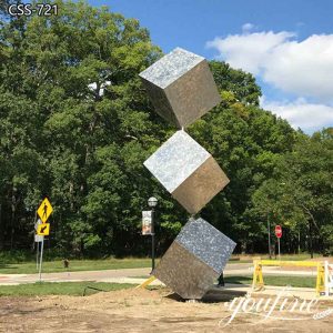 Metal Lawn Sculpture Modern Artwork for Sale CSS-721