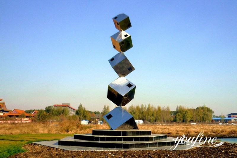cube sculpture- YouFine Sculpture