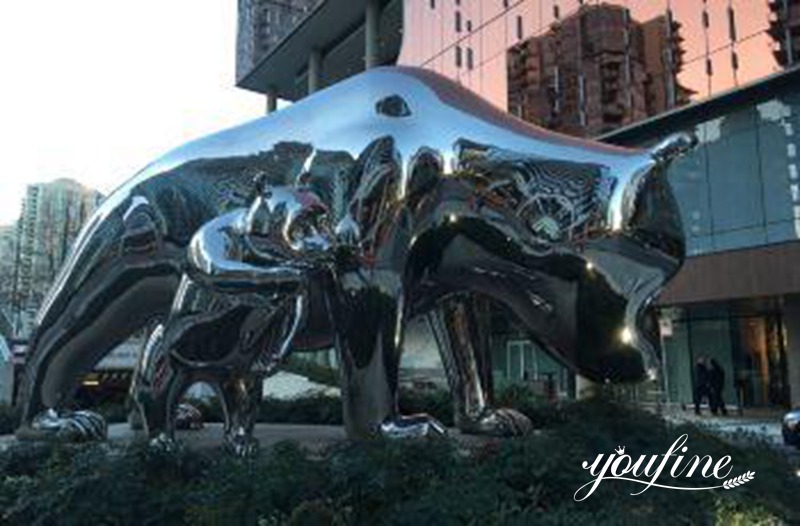 stainless steel garden sculpture - YouFine Sculpture (2)