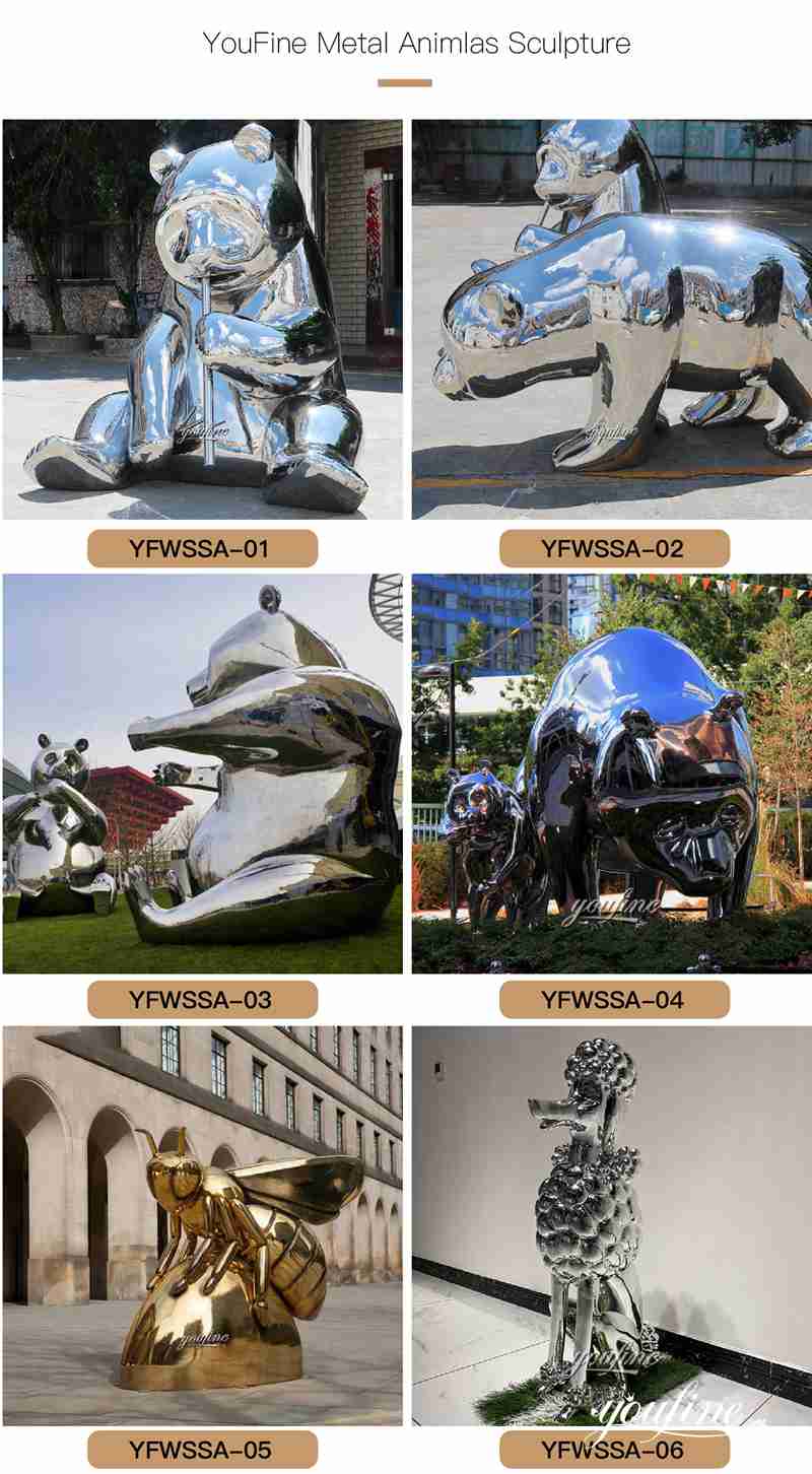 stainless steel garden sculpture - YouFine Sculpture (3)
