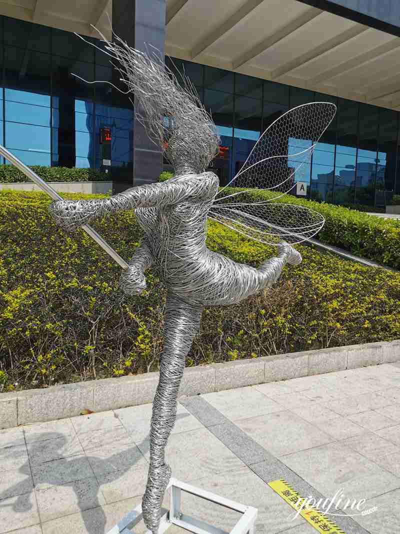 wire figure sculpture - YouFine Sculpture (2)