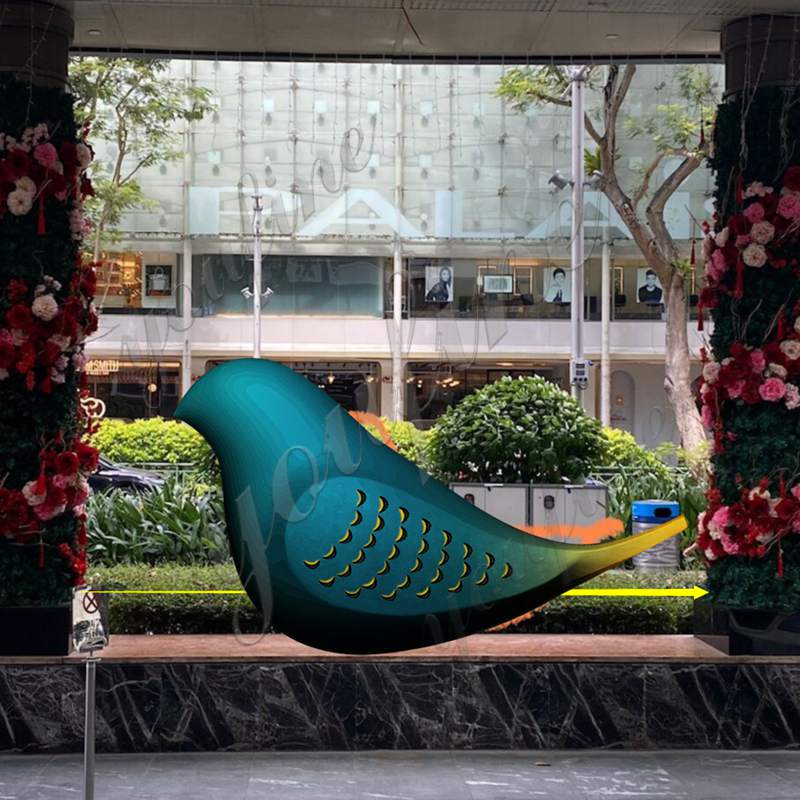 Case Sharing of Custom Stainless Steel Bird Sculpture (2)