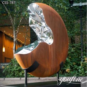Outdoor Metal Art Sculpture Stainless Steel and Corten Steel Art CSS-787