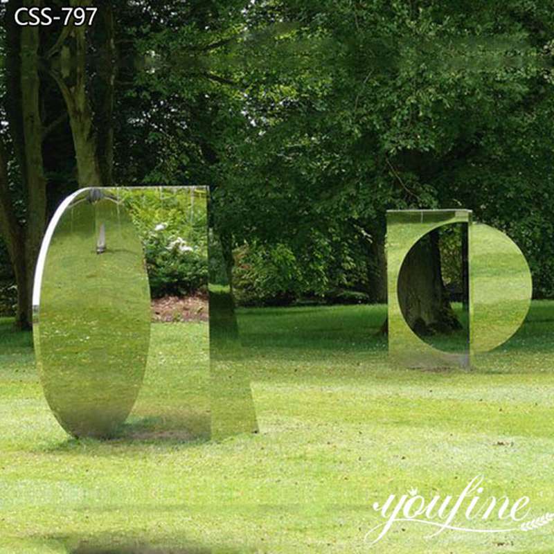 Mirror Garden Sculpture Reflecting Environment Art Decor for Sale CSS-797 (2)