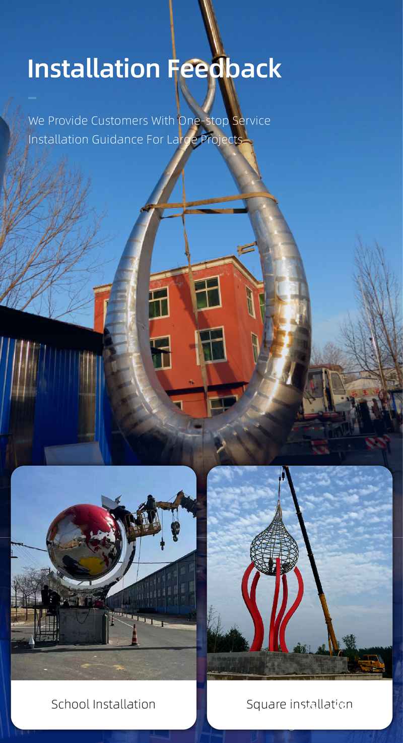 Modern outdoor metal sculpture - YouFine Sculpture