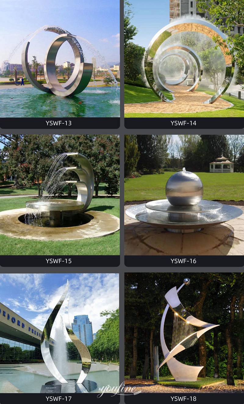 modern metal sculpture fountains - YouFine Sculpture